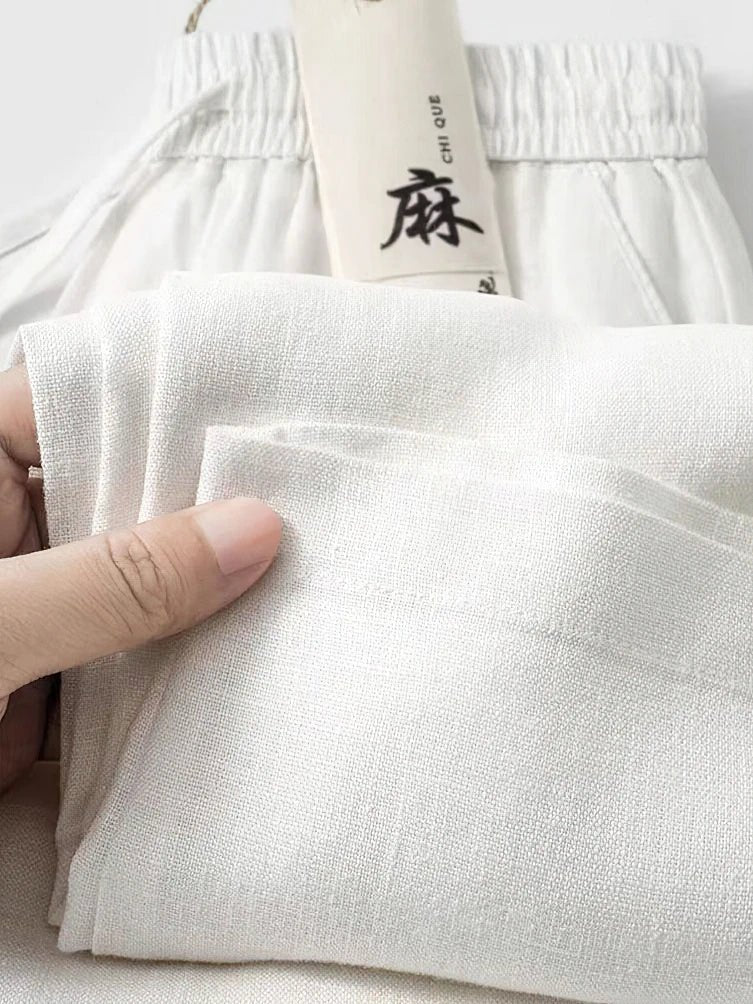 Marrakech - Pantalon en Lin (Coupe Slim)