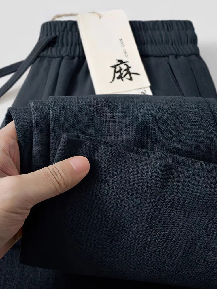 Marrakech - Pantalon en Lin (Coupe Slim)